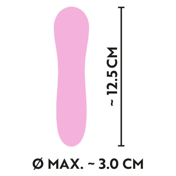 Cuties Silk Touch Rechargeable Mini Vibrator Pink BondageBox UK