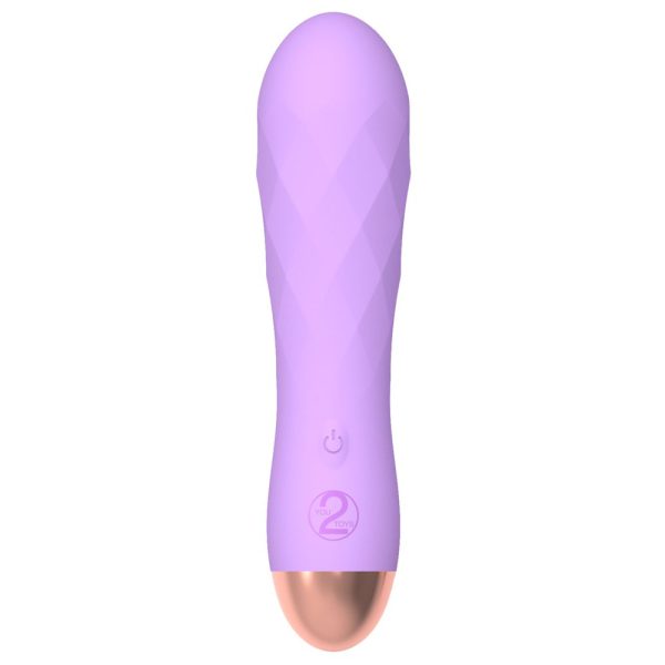Cuties Silk Touch Rechargeable Mini Vibrator Purple BondageBox UK