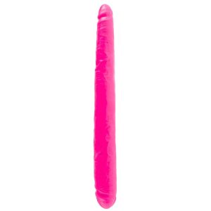 Dillio 16 Inch Pink Double Dildo BondageBox UK