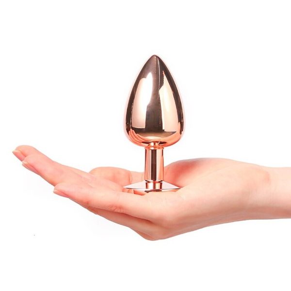 Dorcel Diamond Butt Plug Rose Gold Large BondageBox UK