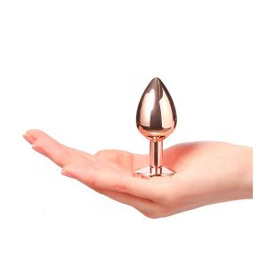 Dorcel Diamond Butt Plug Rose Gold Small BondageBox UK