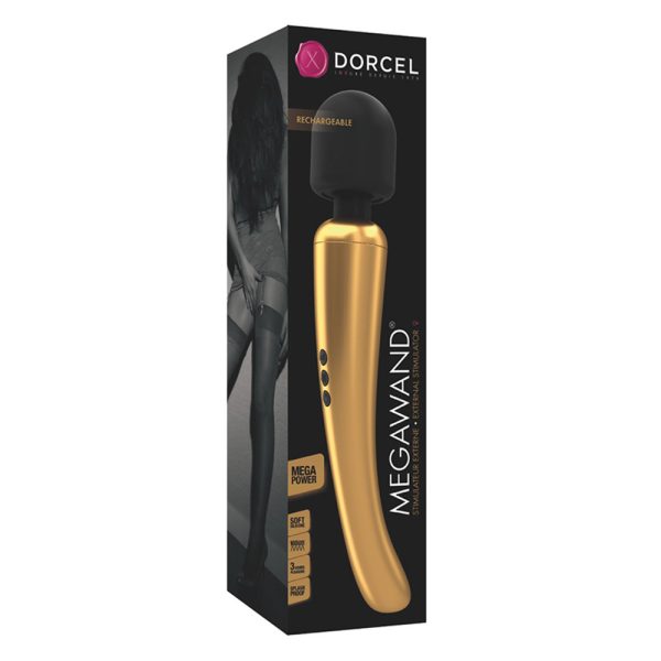 Dorcel Rechargeable Mega Wand Gold BondageBox UK