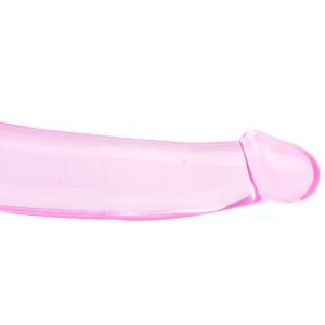 Double Fun Pink Strapless Strap On Dildo BondageBox UK