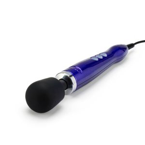 Doxy Die Cast Wand Massager PURPLE UK Plug BondageBox