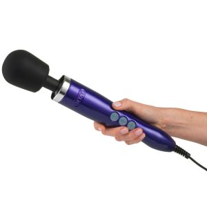 Doxy Die Cast Wand Massager PURPLE UK Plug BondageBox