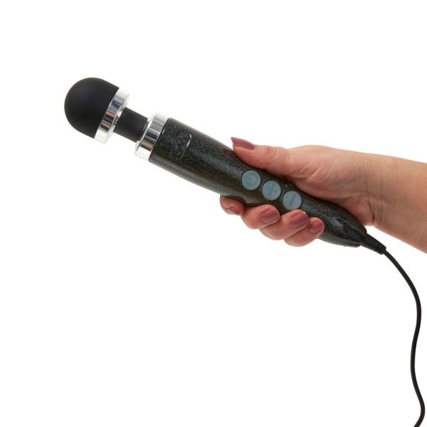 Doxy Wand Massager Number 3 Disco Black BondageBox UK