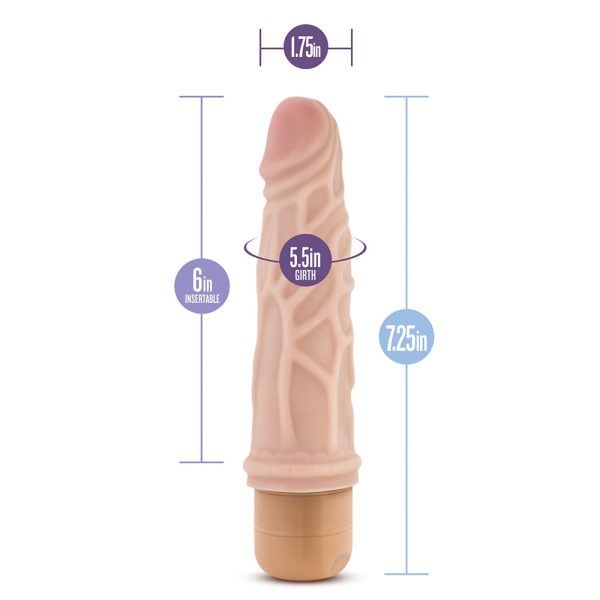 Dr. Skin Cock Vibe 3 Vibrating Cock 7.25 Inches BondageBox UK