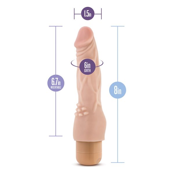 Dr. Skin Cock Vibe Vibrating Cock 8 Inches BondageBox UK
