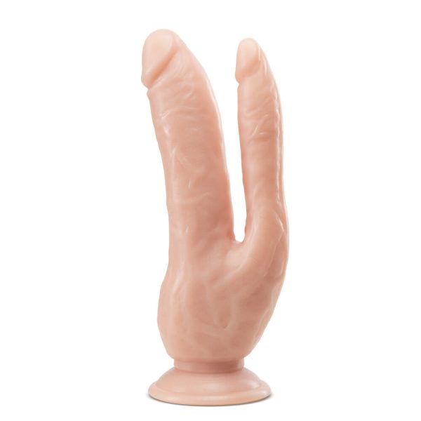 Dr. Skin Dual 8 Inch Dual Penetrating Dildo With Suction Cup BondageBox UK