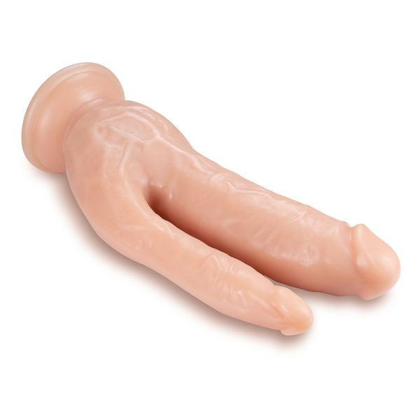 Dr. Skin Dual 8 Inch Dual Penetrating Dildo With Suction Cup BondageBox UK