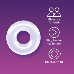 Durex Pleasure Cock Ring BondageBox UK