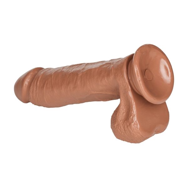 Emperor 7 Inch Life Like Dildo Flesh Brown BondageBox UK