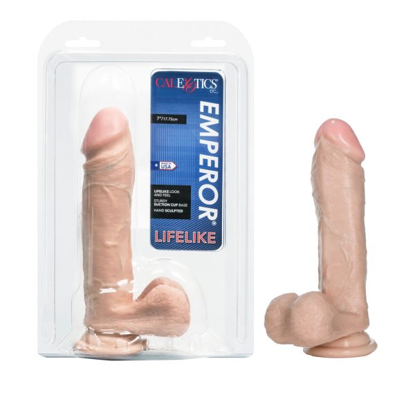 Emperor 7 Inch Life Like Dildo Ivory BondageBox UK