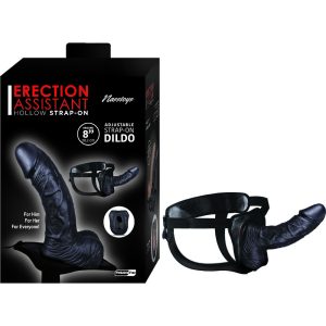 Erection Assistant Hollow Strap On 8 Inch BondageBox UK
