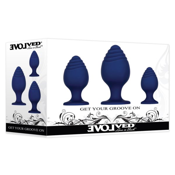 Evolved Get Your Grove On Butt Plug Set BondageBox UK