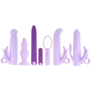 Evolved Lilac Desires Silicone Rechargeable Butterfly Kit BondageBox UK