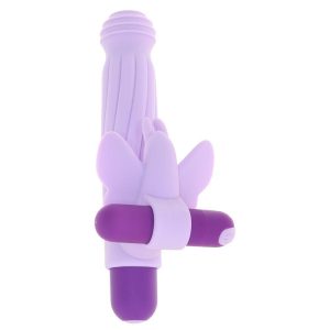 Evolved Lilac Desires Silicone Rechargeable Butterfly Kit BondageBox UK