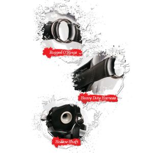 Fetish Fantasy Extreme Extreme Hollow Strap On Dildo Flesh BondageBox UK