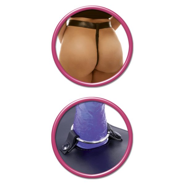 Fetish Fantasy Series Plus Size Strap On Blue Dildo BondageBox UK