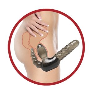 Fetish Fantasy Series Strapless Dildo Strap On With Anal Beads BondageBox UK