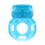 Foil Pack Vibrating Cock Ring Blue BondageBox UK