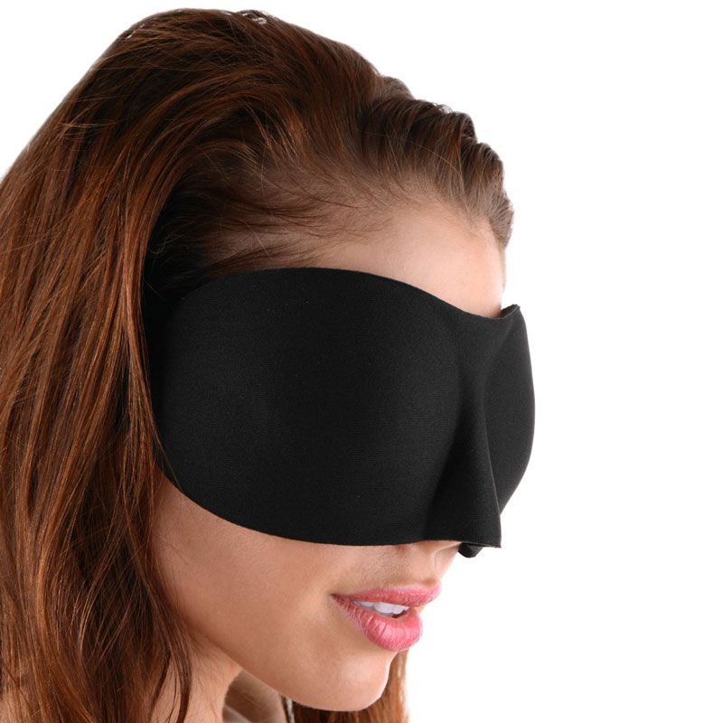 Frisky Deluxe Black Out Blindfold Bondagebox