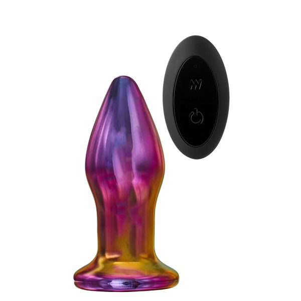 Glamour Glass Remote Control Butt Plug BondageBox UK