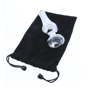 Gleaming Butt Plug Set Silver BondageBox UK