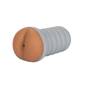 Gripper Ribbed Tight Ass Brown Masturbator - Image 1