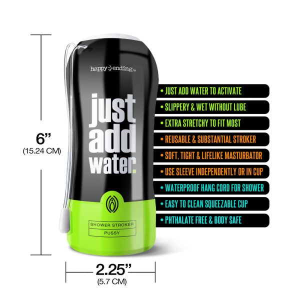 Happy Ending Just Add Water Shower Pussy Stroker BondageBox UK