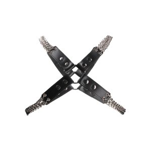 Heavy Duty Leather And Chain Body Harness BondageBox UK