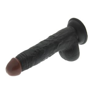 Hoodlum 8.5 Inch Realistic Black Dildo BondageBox UK