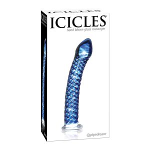 Icicles 29 Hand Blown Glass Massager BondageBox UK