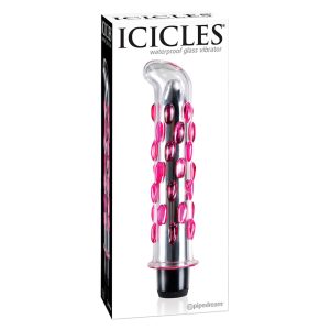Icicles No.19 Glass G Spot Vibrator BondageBox UK