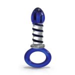Icicles No.81 Blue Glass Juicer Dildo BondageBox UK