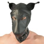 Imitation Leather Dog Mask BondageBox UK