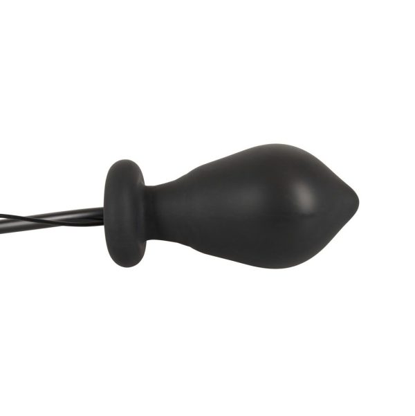 Inflatable And Vibrating Silicone Butt Plug BondageBox UK