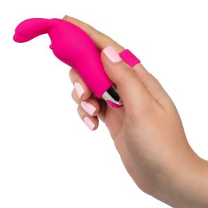 Intimate Play Pink Rechargeable Bunny Finger Vibrator BondageBox UK