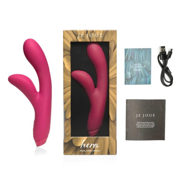 Je Joue Hera Sleek Rabbit Vibrator Pink BondageBox UK