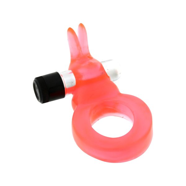 Jelly Rabbit Vibrating Cock Ring BondageBox UK