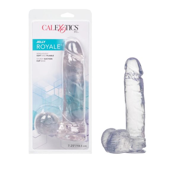 Jelly Royale 7.25 Inch Dong Clear BondageBox UK