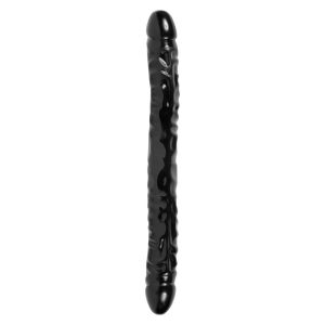Jr Veined Double Header 12 Inch Bender Dong Black BondageBox UK
