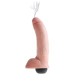 King Cock 9 Inch Squirting Dildo With Balls Flesh BondageBox UK