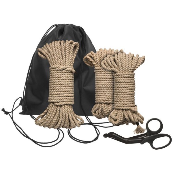 Kink Bind And Tie Initiation 5 Piece Hemp Rope Kit BondageBox UK