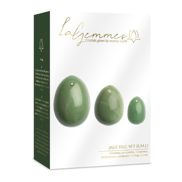 La Gemmes Yoni Egg Set Jade BondageBox UK