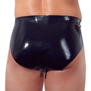 LateX Briefs with Anal Plug BondageBox UK