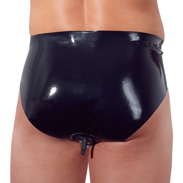 LateX Briefs with Anal Plug BondageBox UK