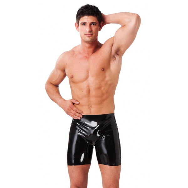 Latex_Mens_Bermuda_Shorts_BondageBox_x2 Latex Mens Bermuda Shorts BondageBox UK