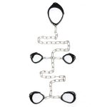 Leather Female Hand And Foot Cuffs BondageBox UK