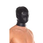 Leather Full Face Mask With Detachable Blinkers BondageBox UK
